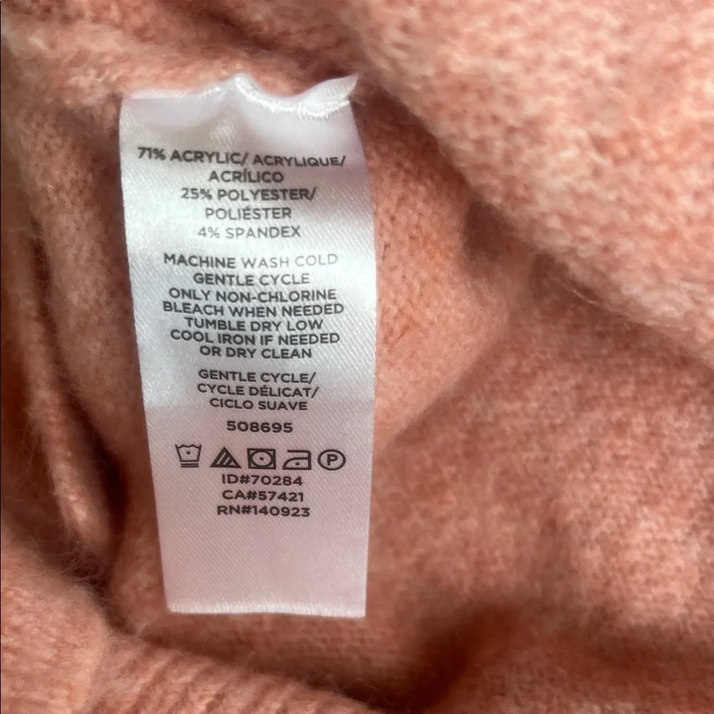 LOFT Soft Pink Crew Neck Sweater Size L - Picture 5 of 6